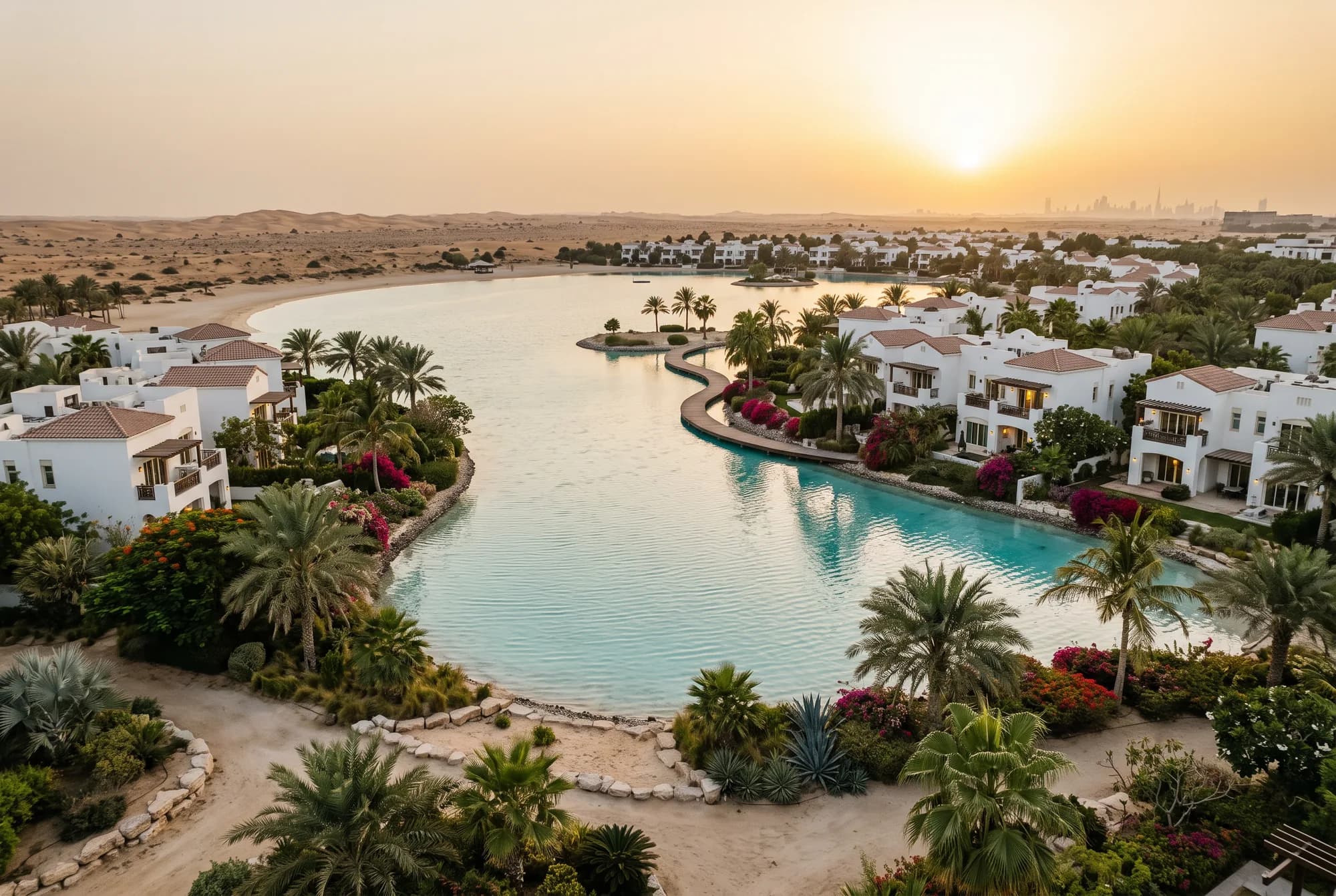 DAMAC Islands, Dubai (illustrative view, not a photograph)