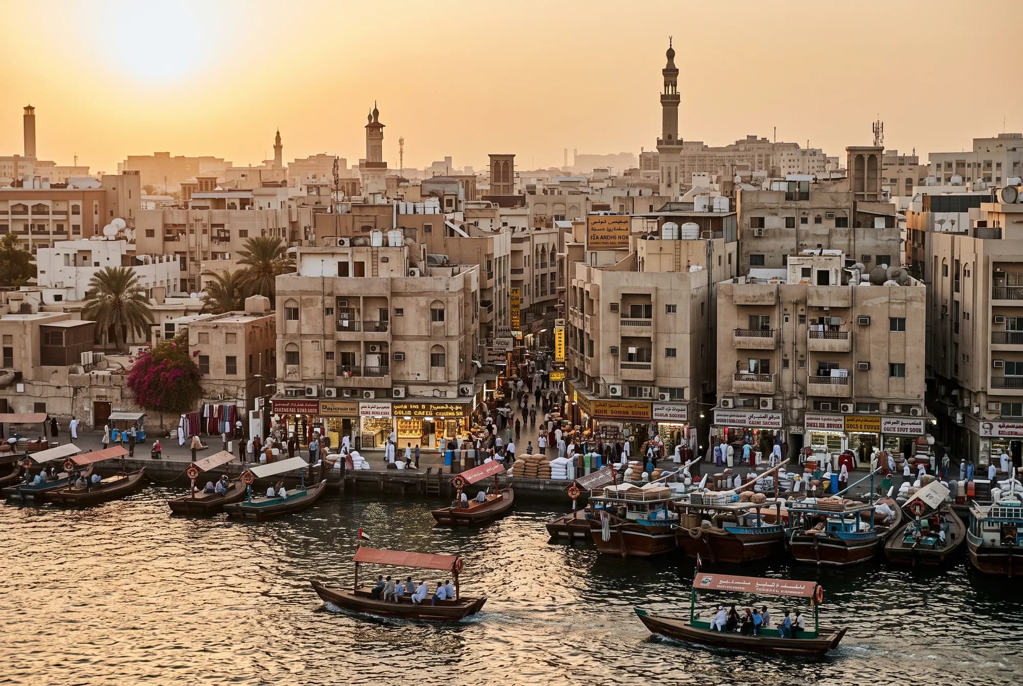 Deira, Dubai (illustrative view, not a photograph)