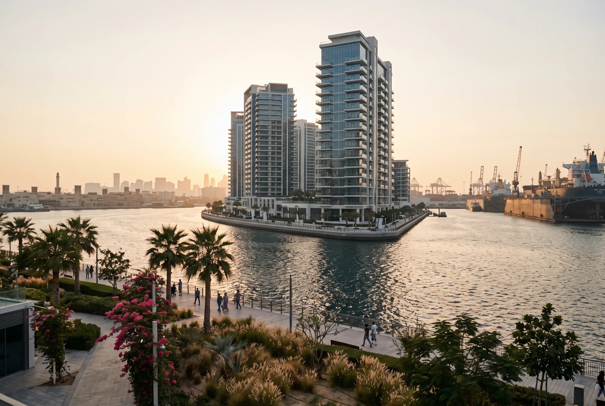 Dubai Maritime City, Dubai (illustrative view, not a photograph)