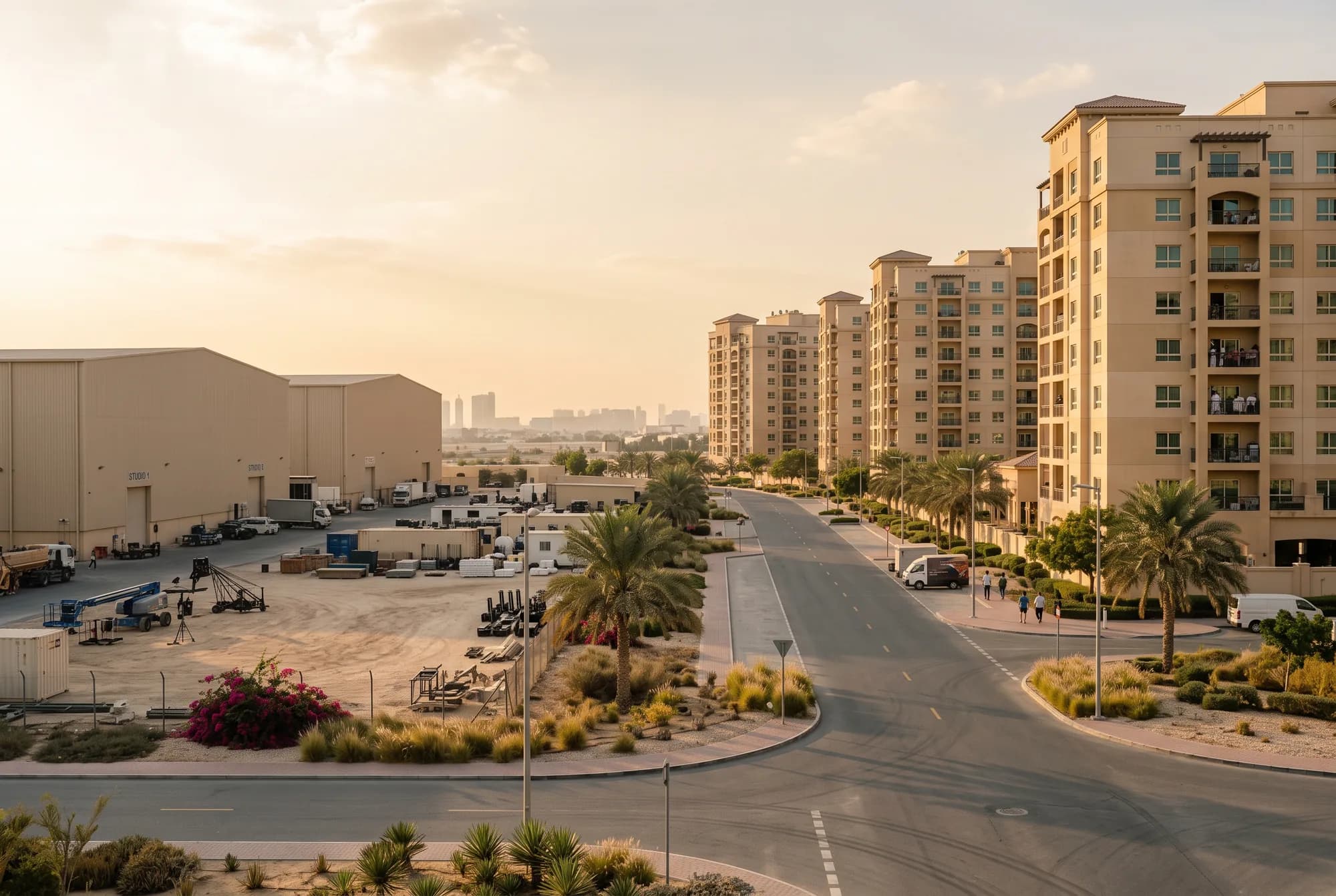 Dubai Studio City, Dubai (illustrative view, not a photograph)