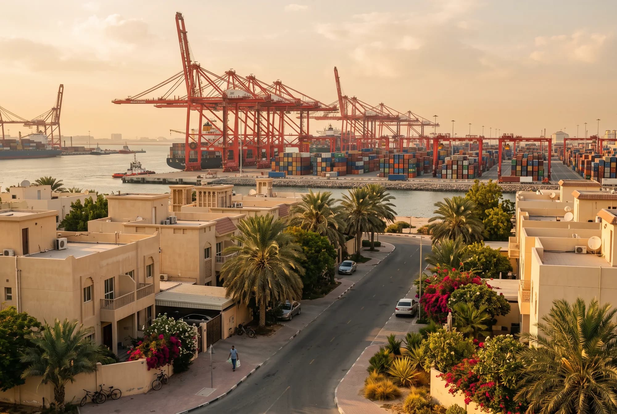 Jebel Ali, Dubai (illustrative view, not a photograph)