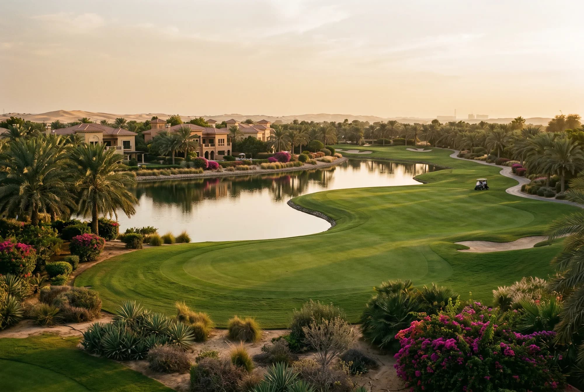 Jumeirah Golf Estates, Dubai (illustrative view, not a photograph)